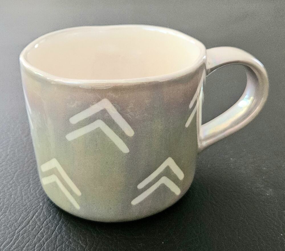 Anthropologie Irridescent Mug Owl You Need is Love coffee Mug
